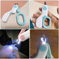 Professional LED Pet Nail Clippers – Illuminated Grooming Scissors for Cats & Small Dogs