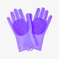 Silicone Pet Grooming & Bathing Gloves – Hair Removal, Massage, and Cleaning