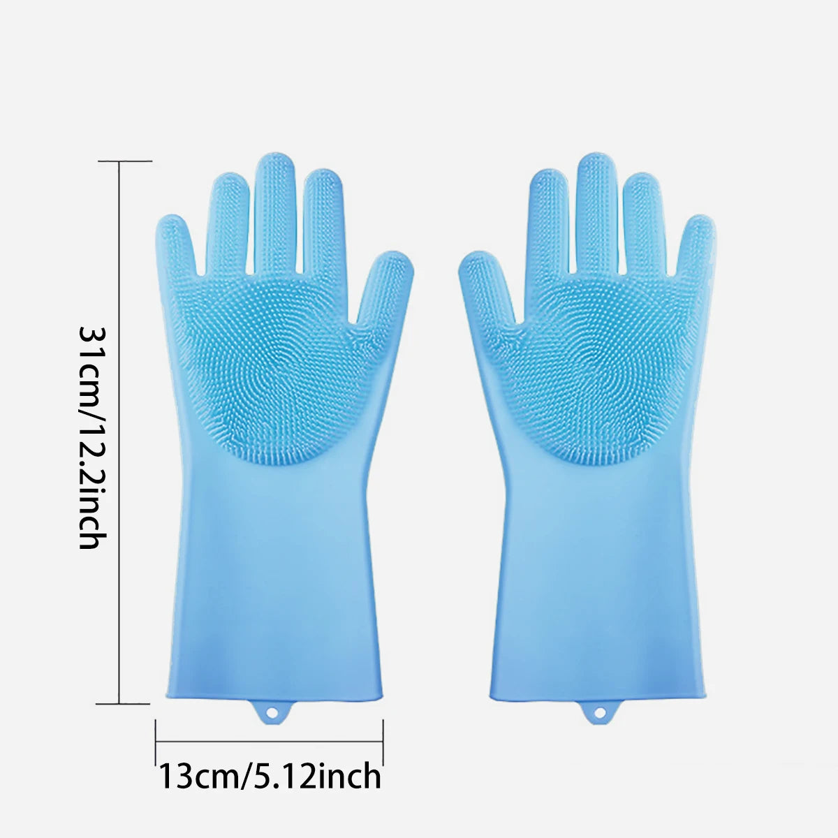 Silicone Pet Grooming & Bathing Gloves – Hair Removal, Massage, and Cleaning