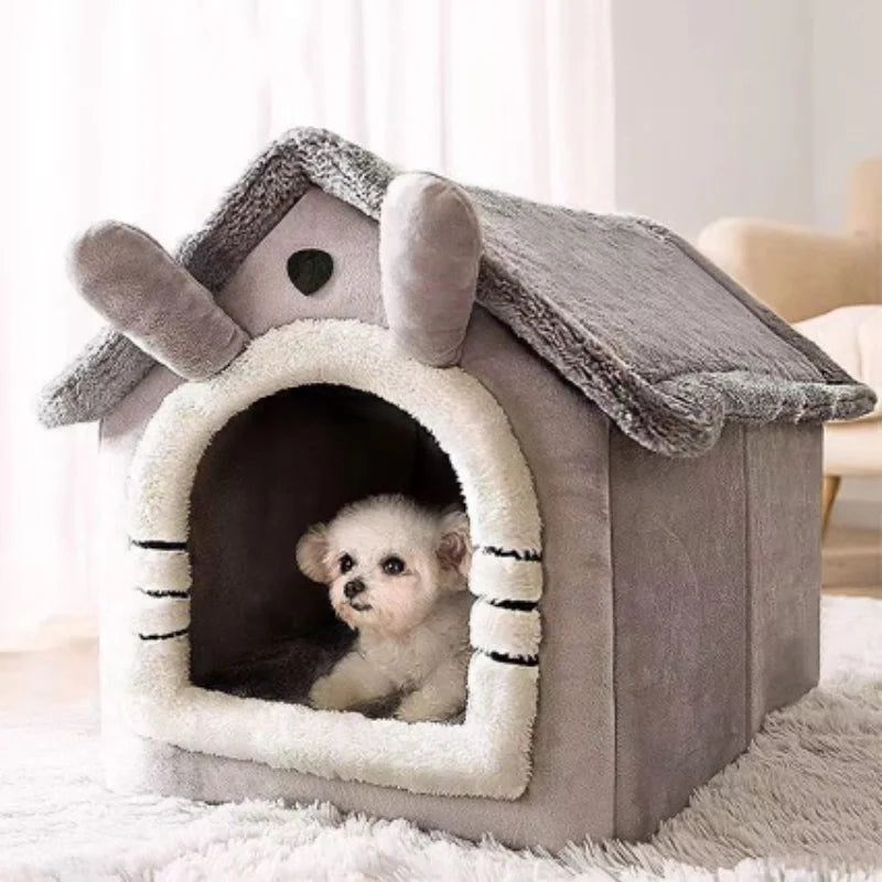 Cozy Four-Season Pet House – Removable & Washable Dog & Cat Bed