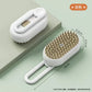 3-in-1 Electric Steam Brush – Pet Grooming & Massage Tool for Dogs & Cats