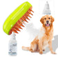 3-in-1 Electric Steam Pet Brush – Grooming, Deodorizing & Shedding Tool for Cats & Dogs