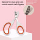 Professional Stainless Steel Pet Nail Clippers – Dog & Cat Claw Trimmer for Small Pets