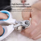 Professional Stainless Steel Pet Nail Clippers – Dog & Cat Claw Trimmer for Small Pets