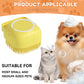 2-in-1 Dog & Cat Bathing Brush – Soft Silicone Massage Brush with Shampoo Dispenser