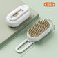 3-in-1 Electric Steam Brush – Pet Grooming & Massage Comb for Dogs & Cats