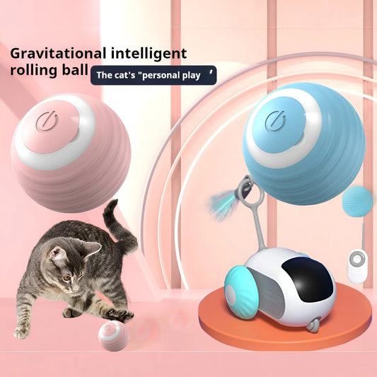 Smart Interactive Cat Ball – Automatic Rolling Magic Ball for Indoor Cats